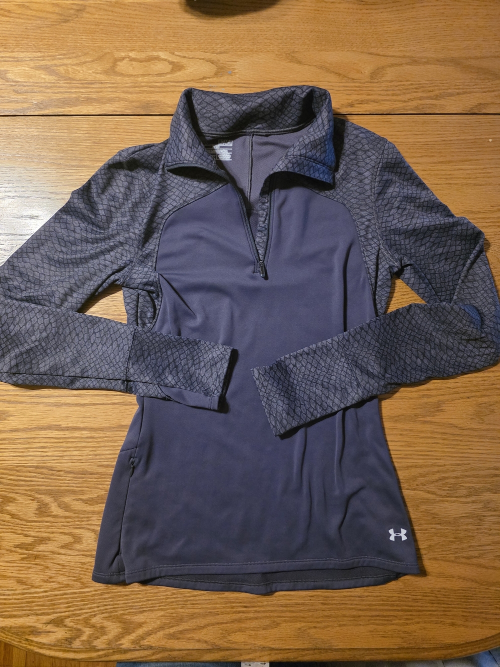 Under Armour ColdGear Snake Print Quarter Zip Pullover Women’s Medium